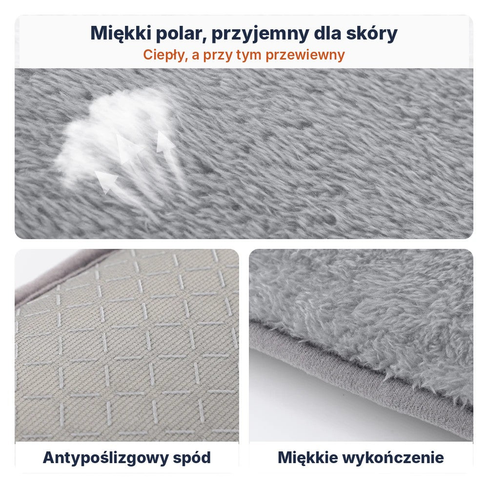Podgrzewana nakładka na krzesło i fotel USB – 4 poziomy ciepła
